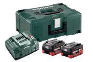 BASIC-SET 2X 5.5 AH METABO 2 BATTERIES LI-HD 18V/5.5AH